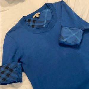BURBERRY SHORT SLEEVE SWEATER